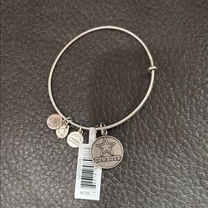 Alex and ani Dallas cowboys silver charm bracelet
